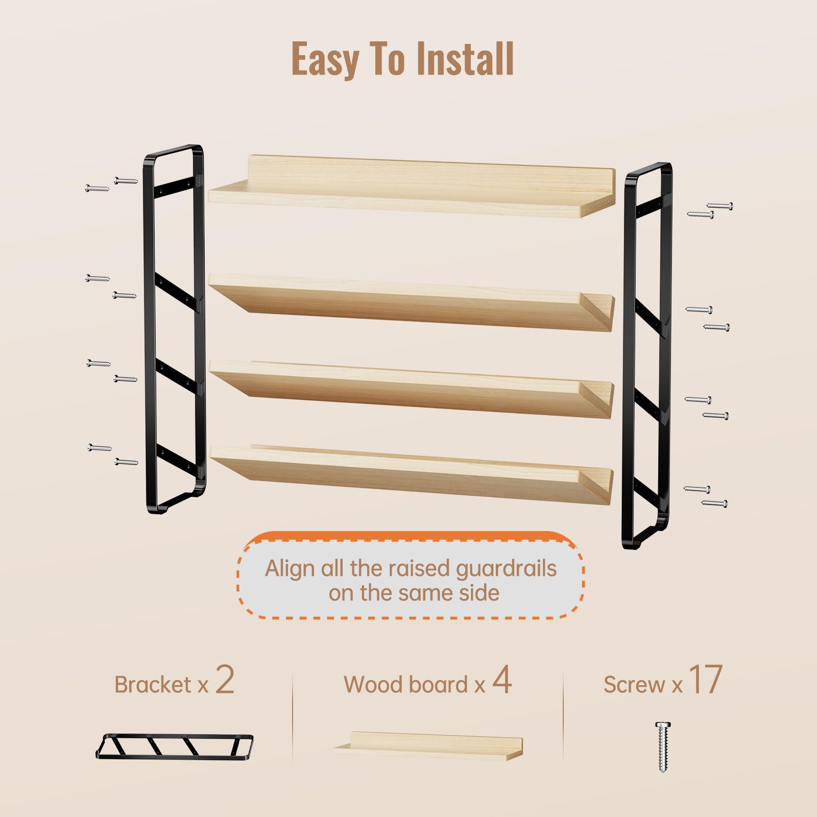 MUDEELA black spice rack demonstrating vertical storage in a kitchen