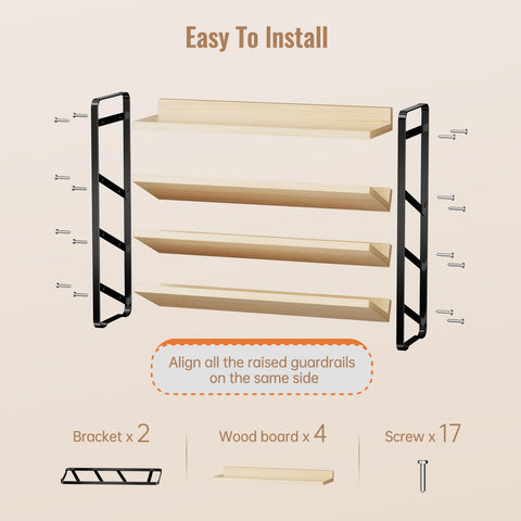 MUDEELA black spice rack demonstrating vertical storage in a kitchen