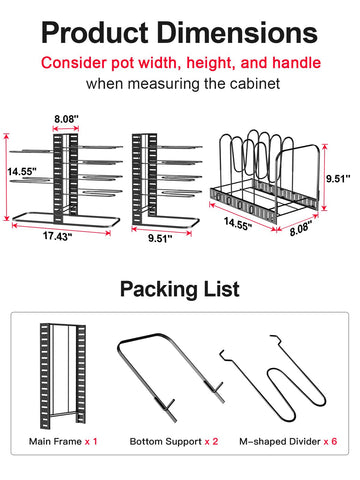 MUDEELA wobble-free sturdy design provides stable loading