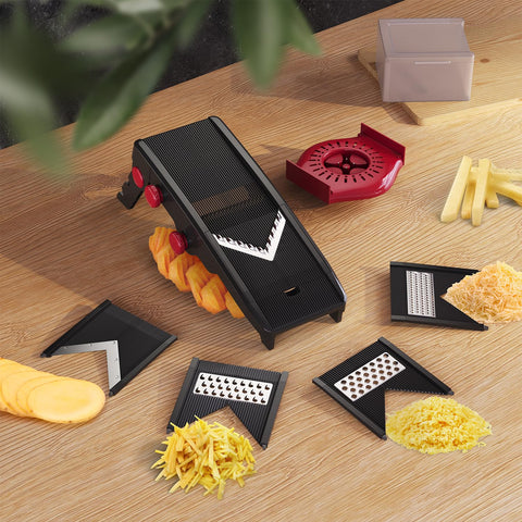 Mueller Austria mandoline ideal for home cooks seeking consistent slices.