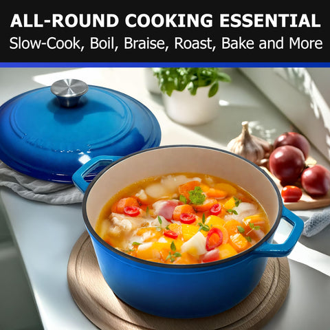 Mueller Home oven-safe up to 500F for one-pot meals.