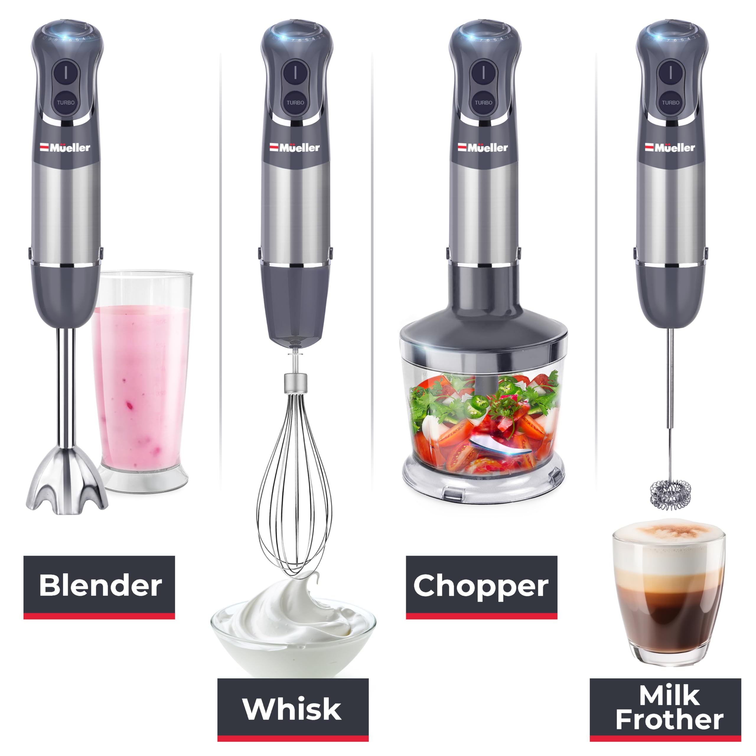 Mueller Multistick chopper 16oz with removable blade