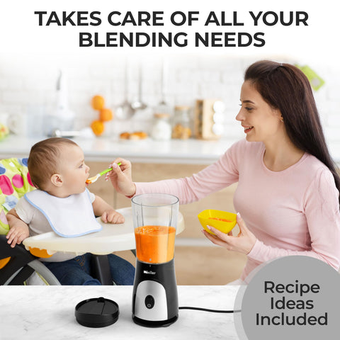 Mueller blending jar is easy to clean and store.