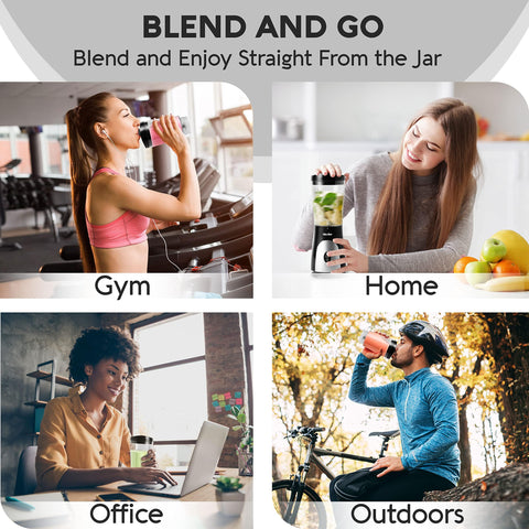 Mueller Smoothie Blender one-touch function simplifies fast blending.