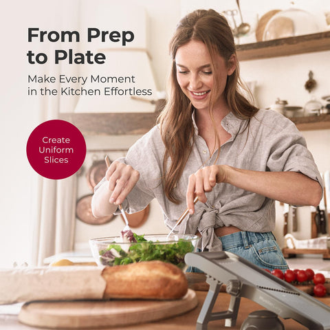 MuellerLiving mandoline makes a thoughtful gift for home cooks.