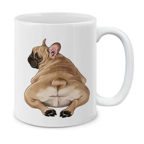 MUGBREW French Bulldog Butt mug with back view design for daily coffee ritual