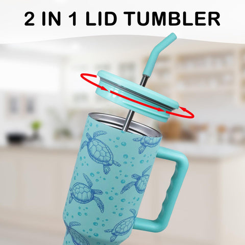 MugFresh cupholder-friendly tumbler fits most cars for travel convenience