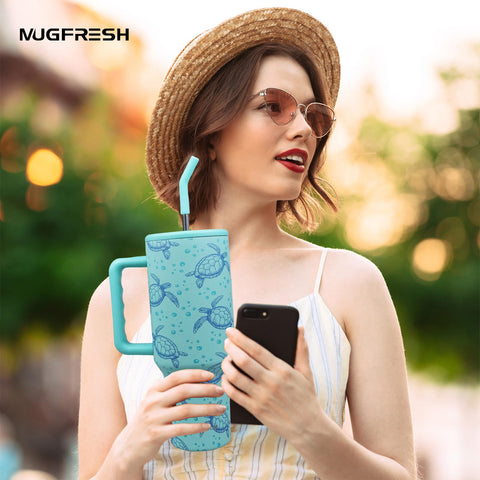 MugFresh Sea Turtle Tumbler makes a thoughtful gift for active lifestyles