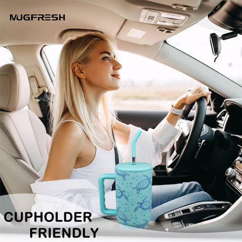 MugFresh durable sea turtle stainless steel design for daily use