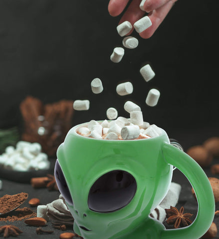 MUGNIV Cute Alien Coffee Mug, a fun daily ritual.