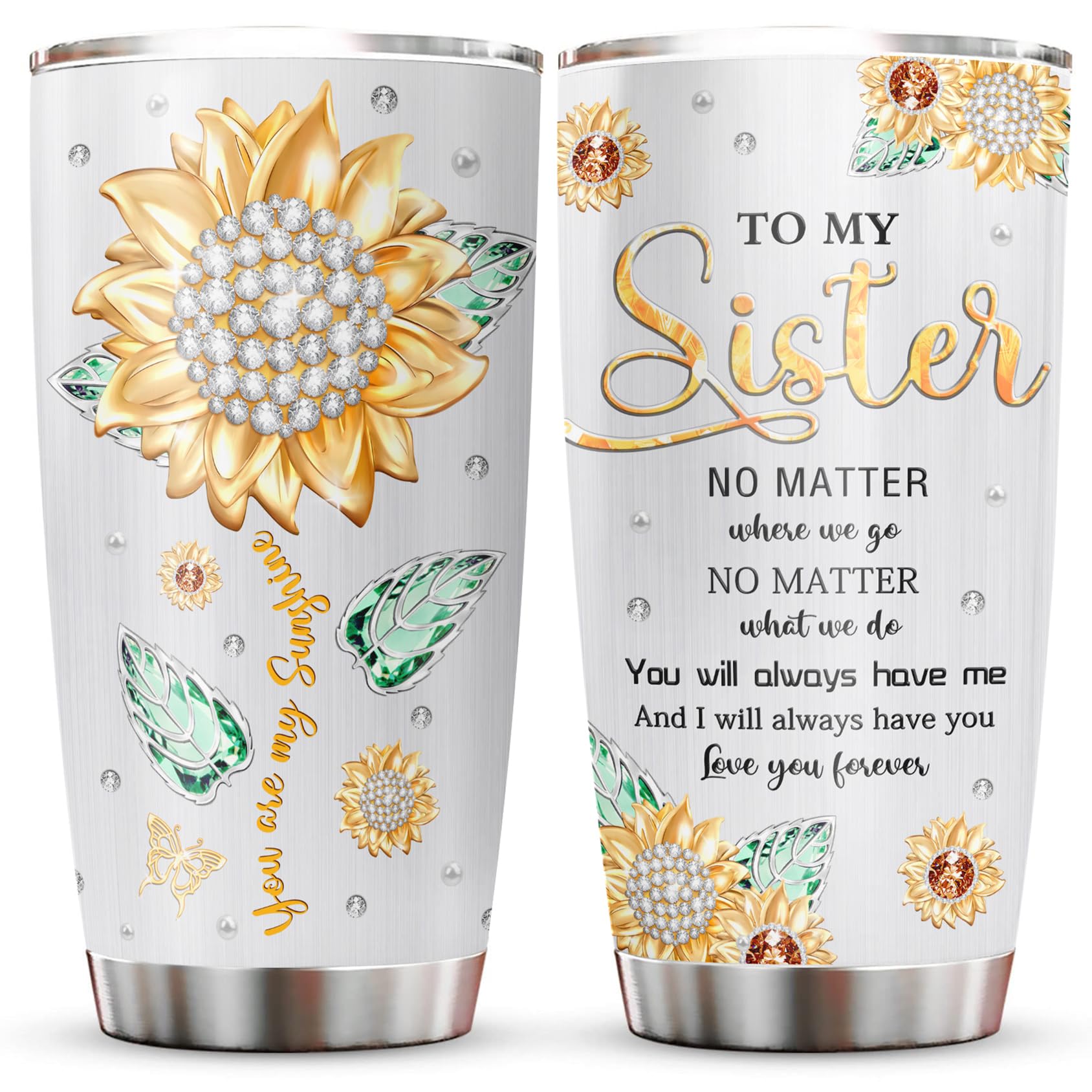 Muilzon 20oz tumbler in hand, perfect for on-the-go sister gifts.