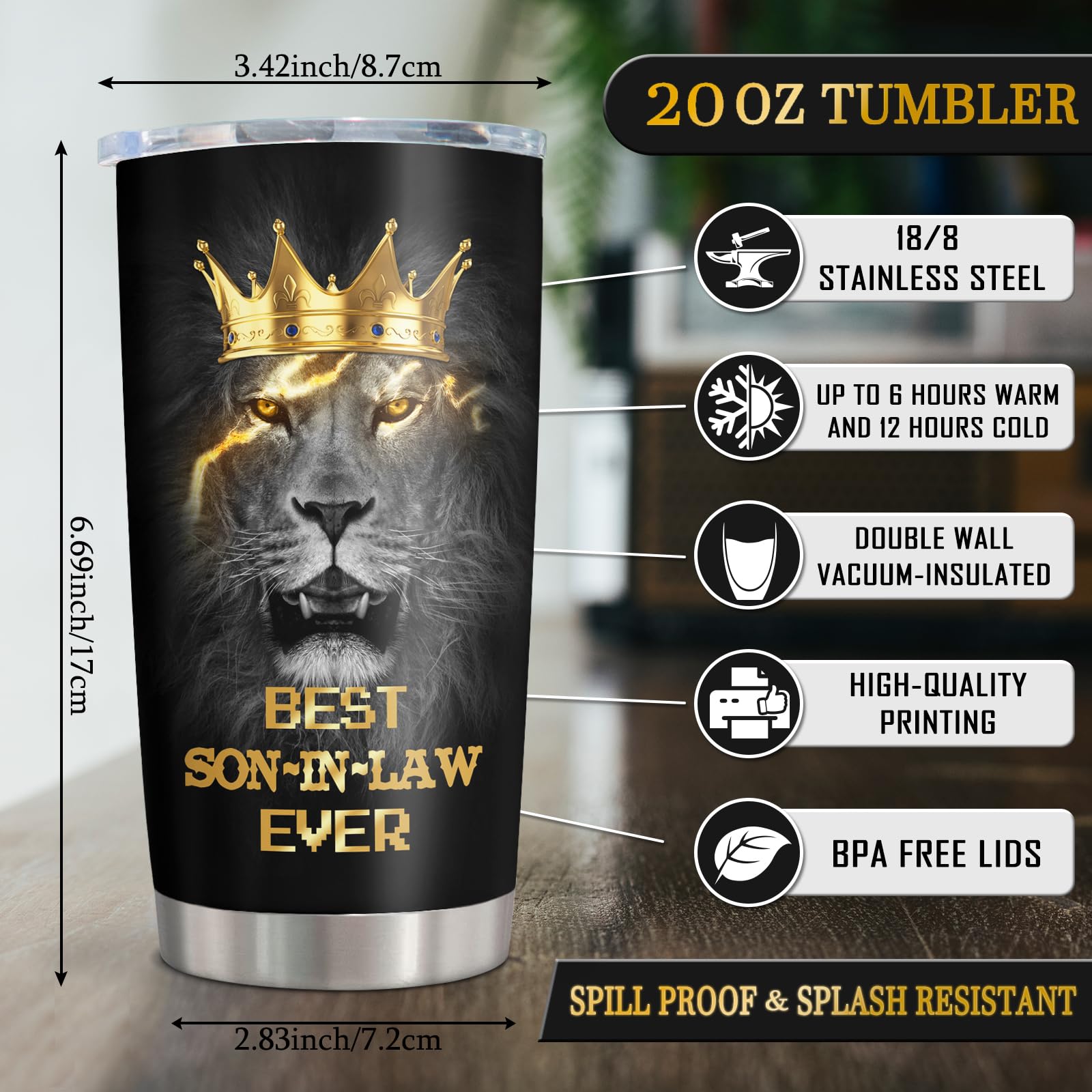 Muilzon tumbler handheld for comfortable grip on commutes