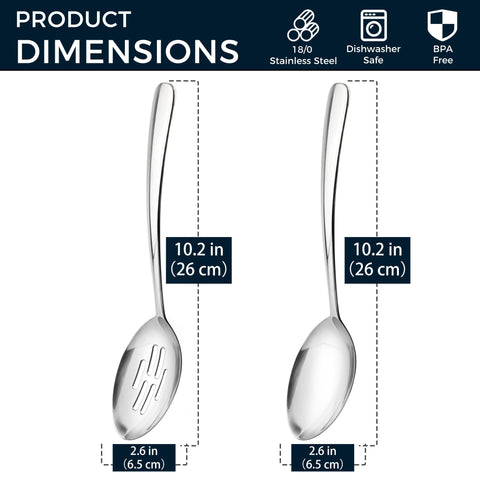 MUJINON 18/0 stainless steel spoons remain polished after large gatherings