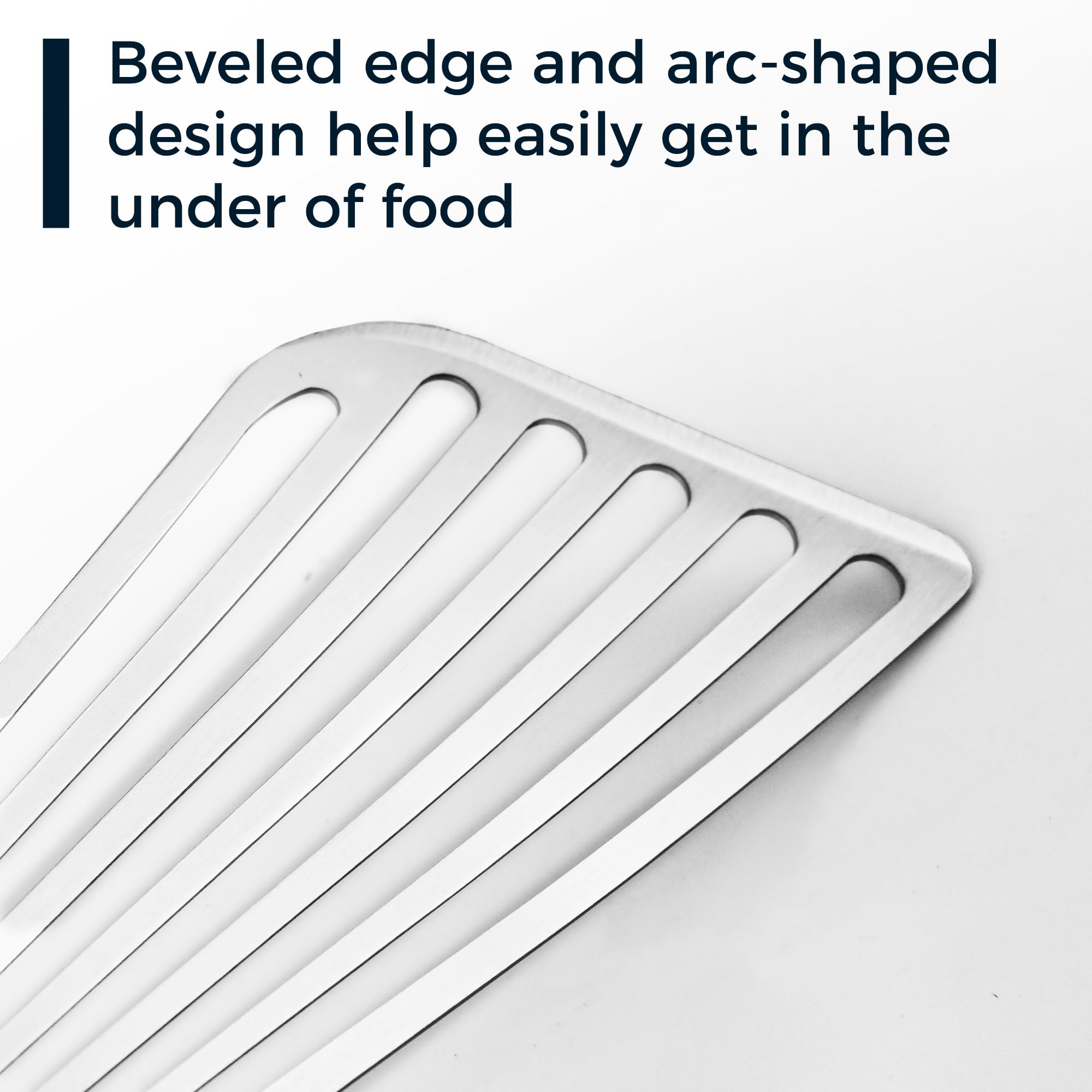 MUJINON 18/8 stainless steel spatula resists rust for daily use