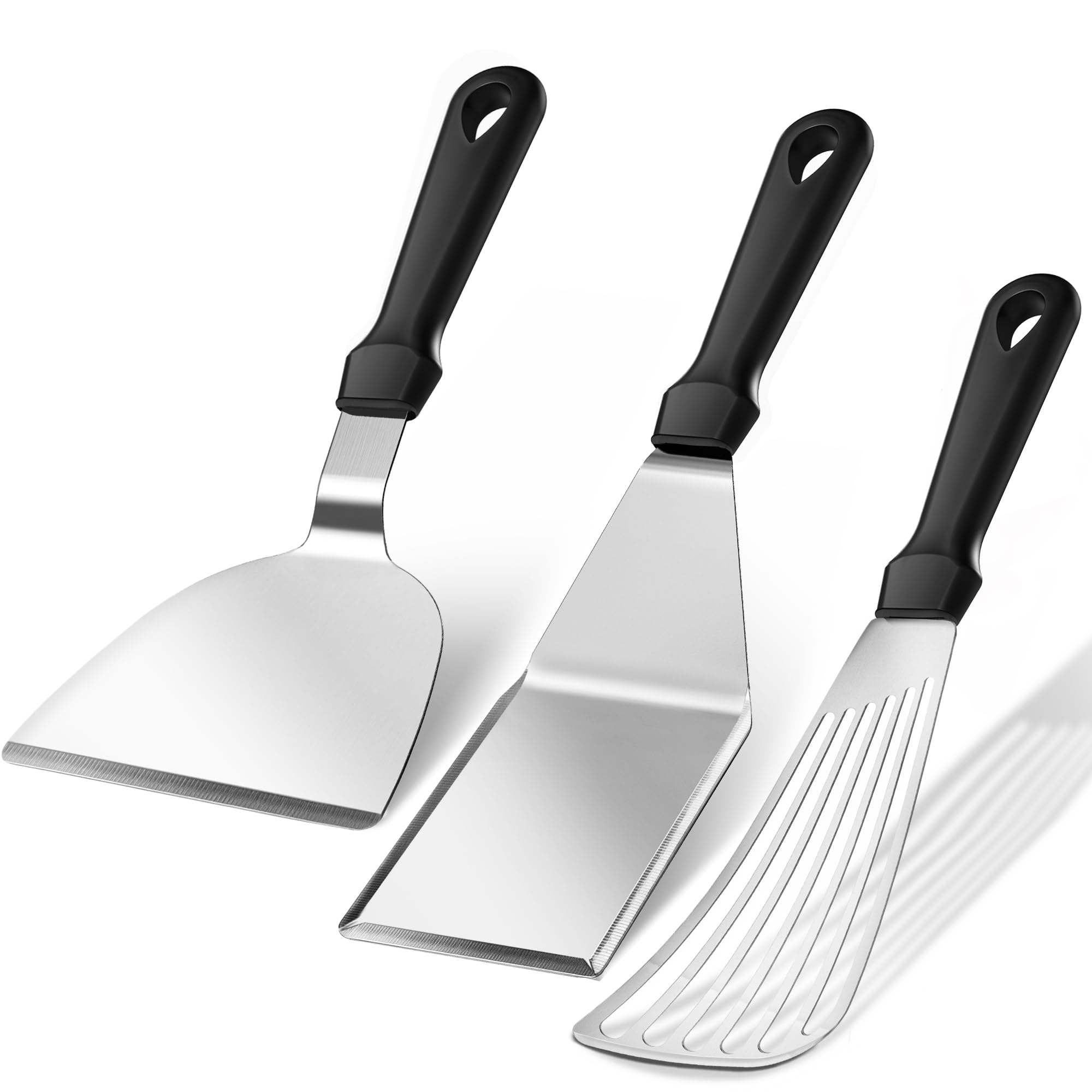 MUJINON fish spatula flexible 18-8 for delicate turning and precise under-food lift
