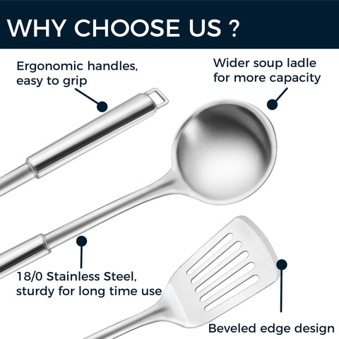 MUJINON serving spoon ideal for family meals and buffet service