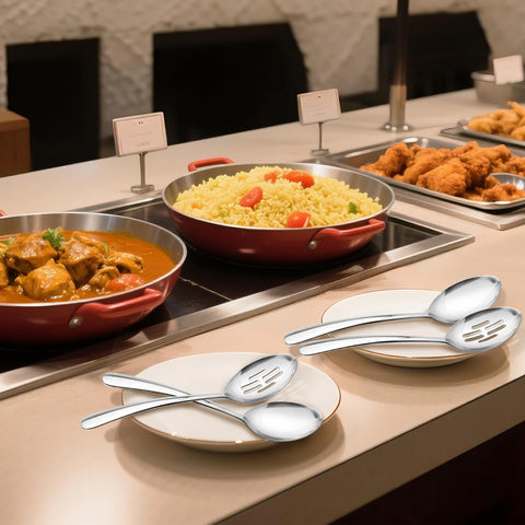 MUJINON large 10.3-inch spoons for effortless serving and portioning