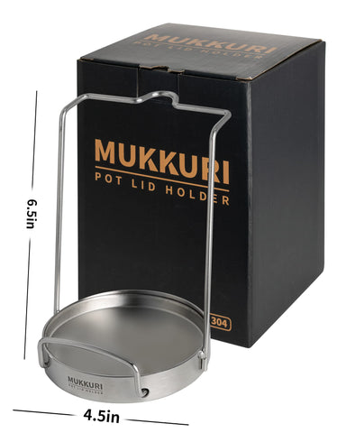 Mukkuri compact kitchen rack frees counter space for utensils.