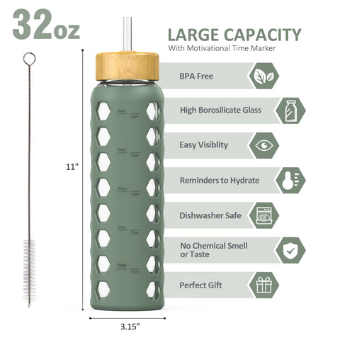 MUKOKO bamboo straw lid olive close-up for effortless sipping and eco design