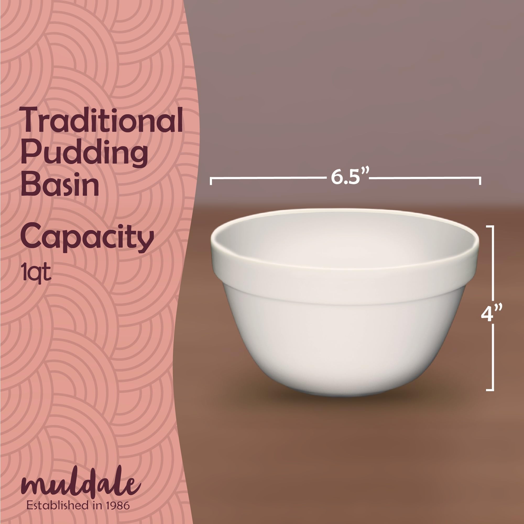 Muldale pudding mold stackable design saves cabinet space