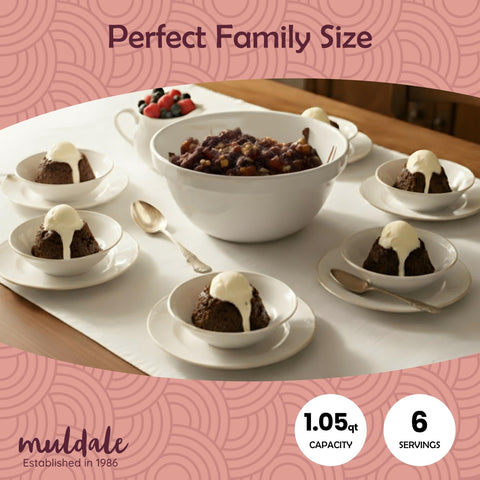 Muldale ceramic mold ready for direct to table presentation
