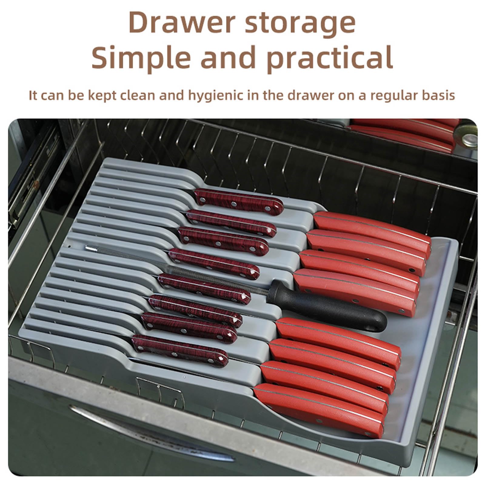 Mulikeer gift-ready knife organizer makes a thoughtful kitchen present.