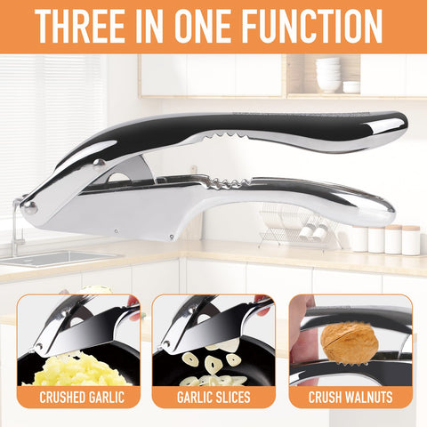 Mulire garlic press slicer safe and durable materials for daily use.