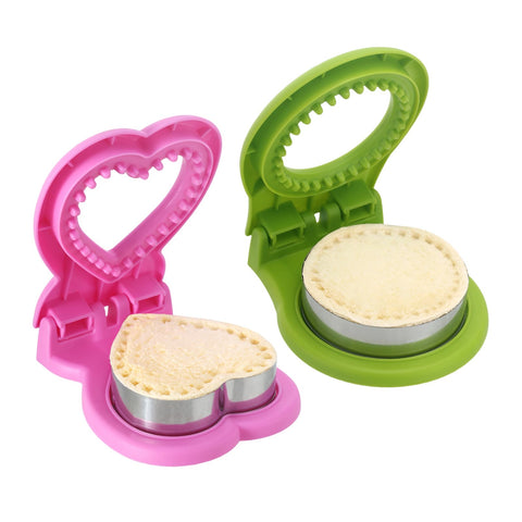MULIRE Uncrustable circle cutter for kids' lunches creates sealed, pocket sandwiches quickly.