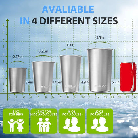MUMIGUAN camping-friendly cups withstand outdoor use and rough handling.