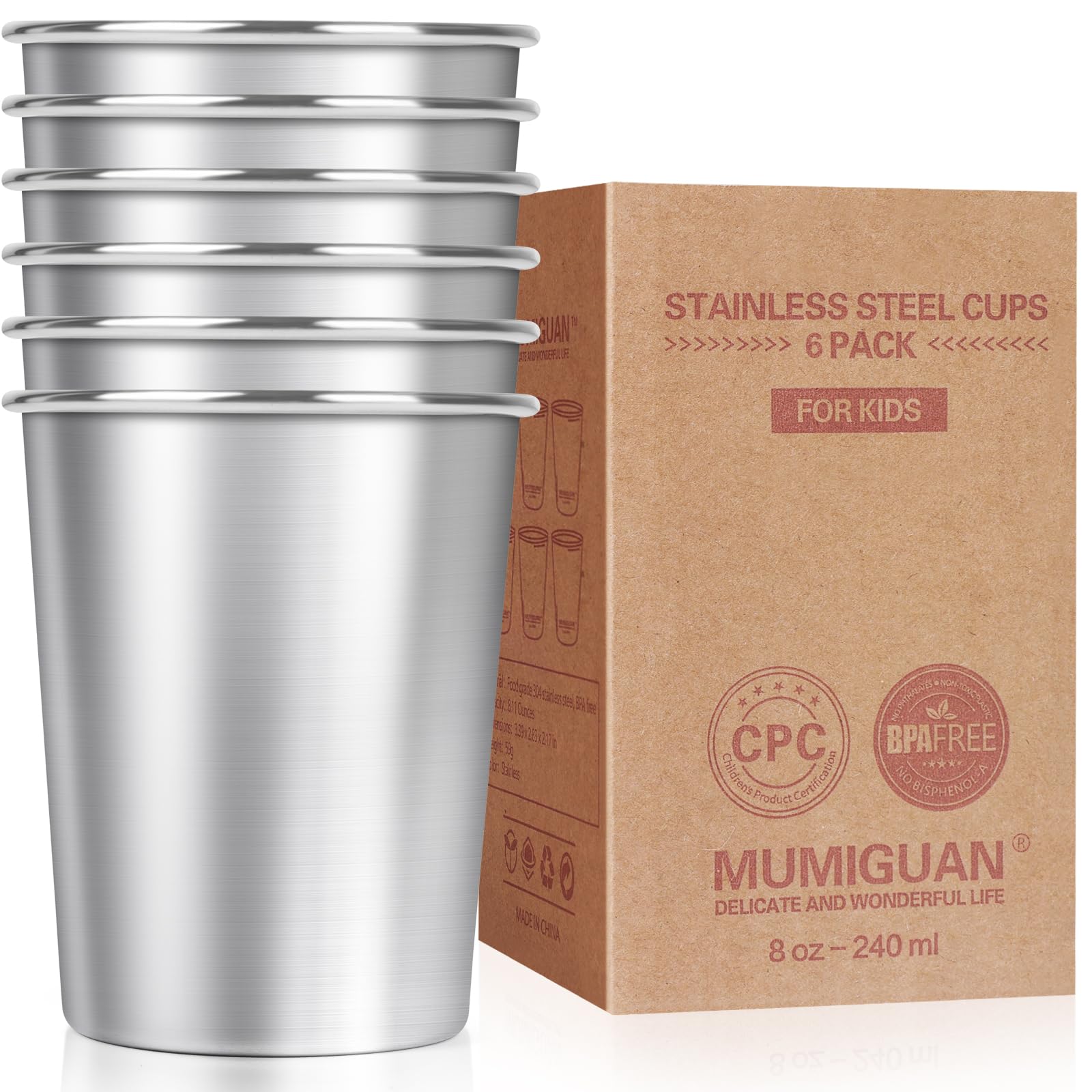 MUMIGUAN kids cups pour-friendly design for mess-free servings.
