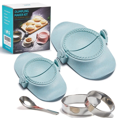 MUMSUNG 6-inch dumpling press demonstrates a tight-seal edge for leak-free filling.