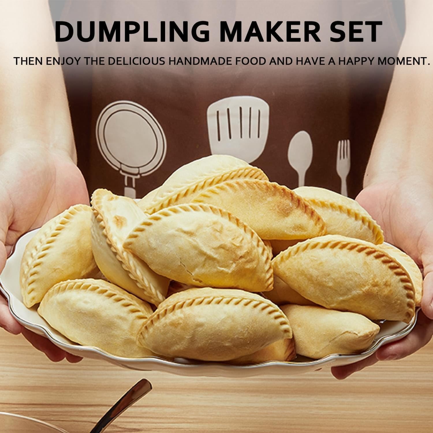 MUMSUNG 3 inch dumpling mold with crinkles for pretty folds