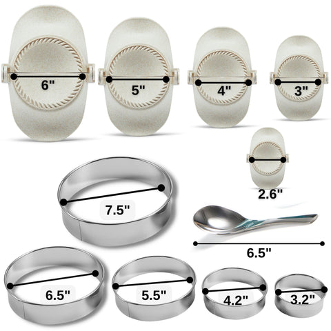 MUMSUNG 3-inch press enables quick, petite dumplings