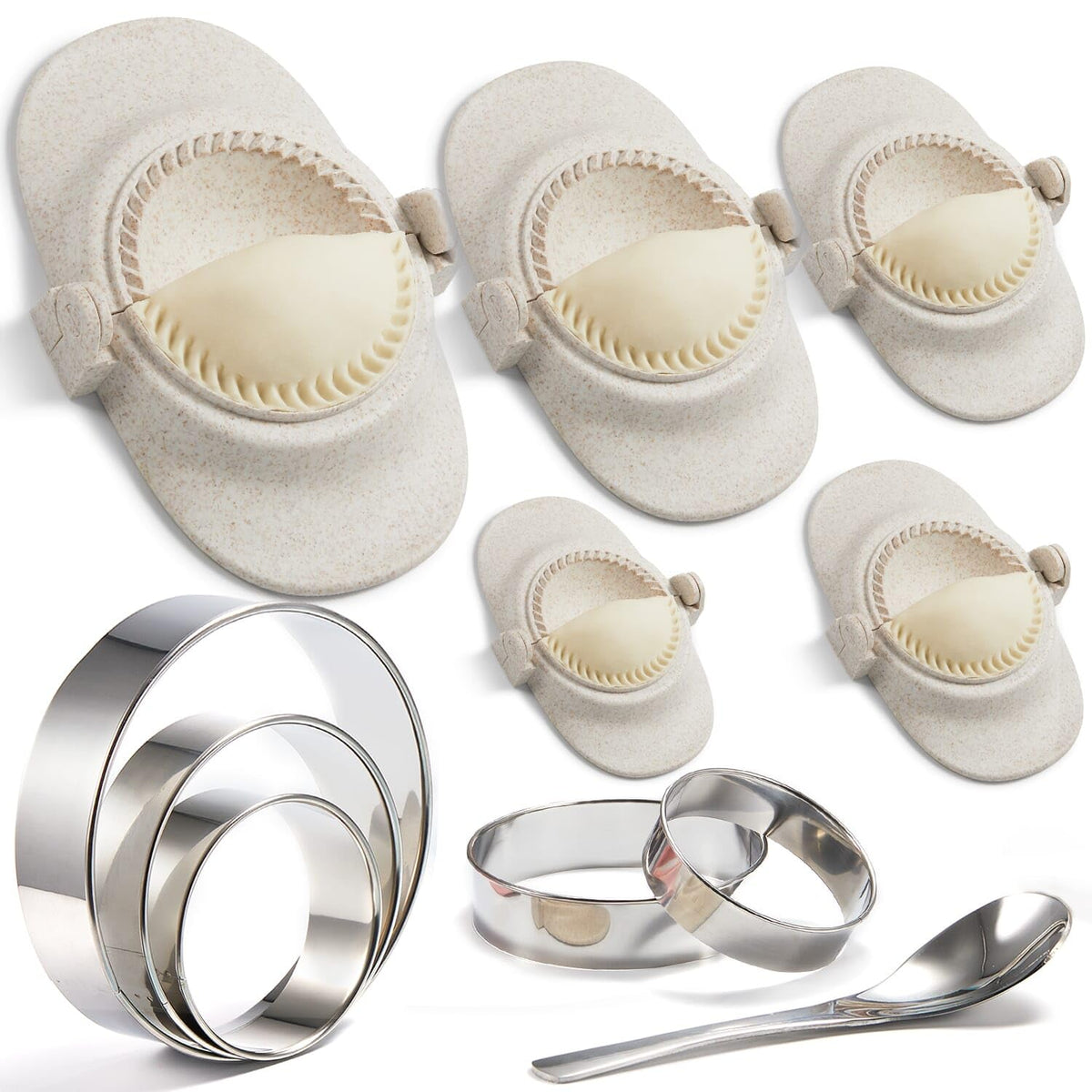 MUMSUNG empanada maker 6-inch press with deep belly for more filling