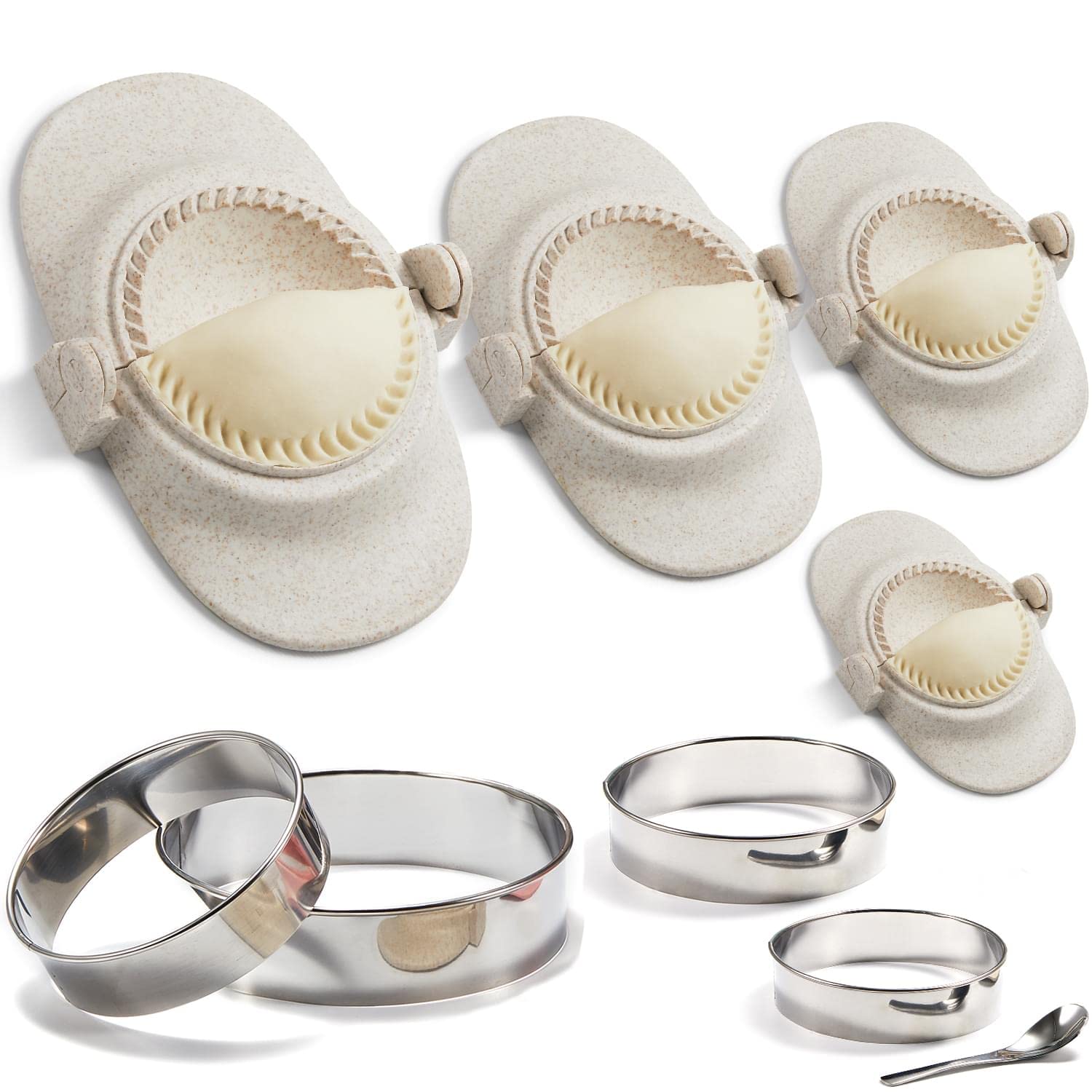 MUMSUNG 6-inch empanada press with deep belly for generous fillings