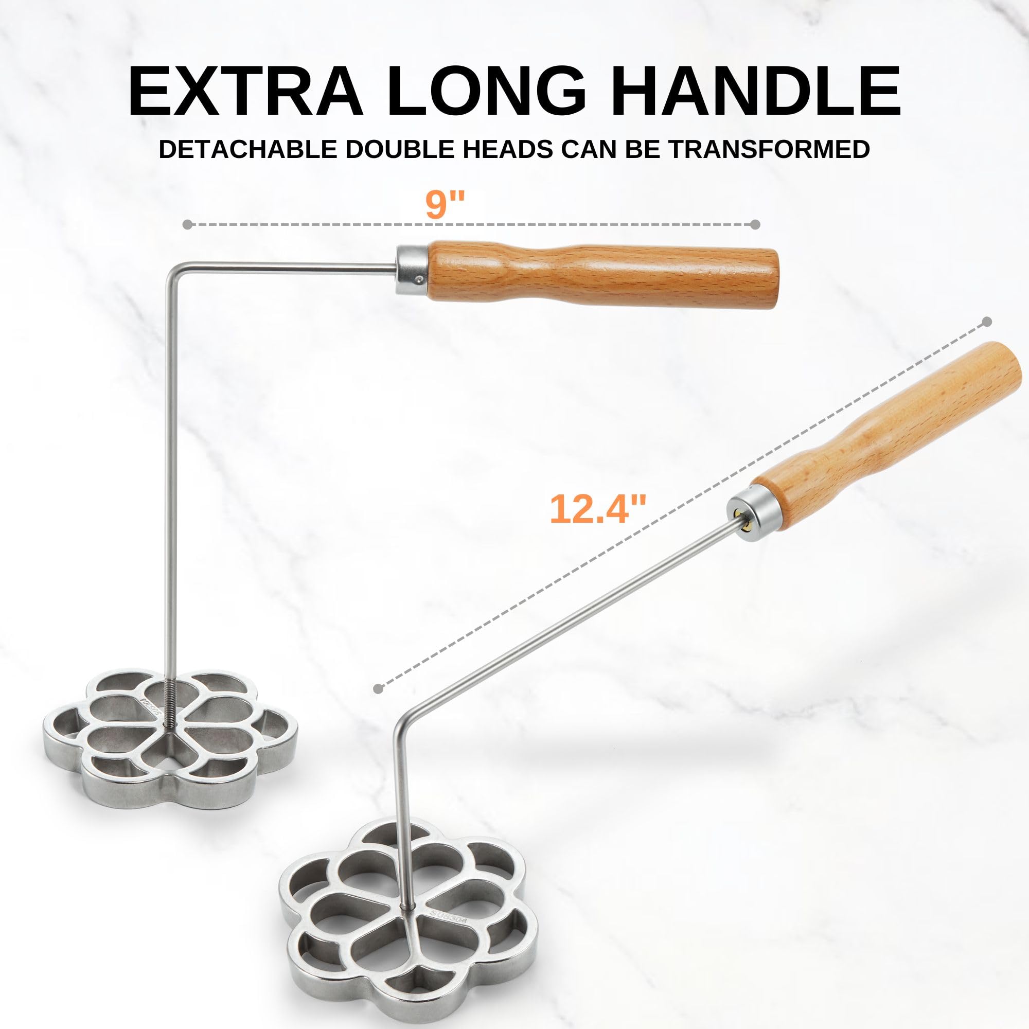 MUMSUNG rosette maker with detachable handle for safe handling.