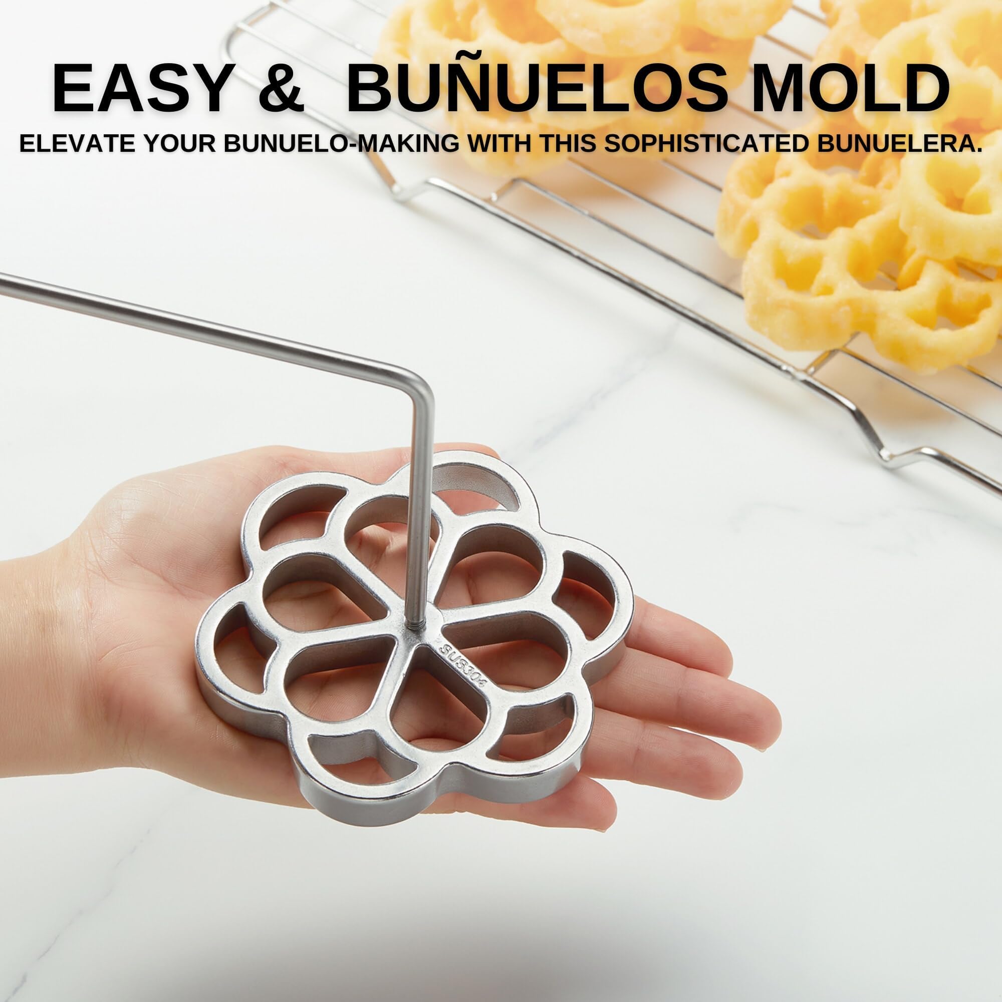 MUMSUNG heat-protective handles keep hands safe during frying.