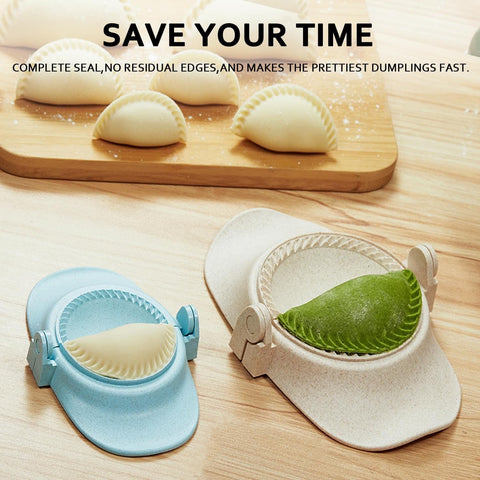 MUMSUNG seven-point-five-inch dough cutter creates clean edges for uniform wrappers.
