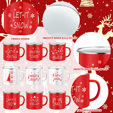 Mumufy camping portable enamel mugs ready for outdoor coffee