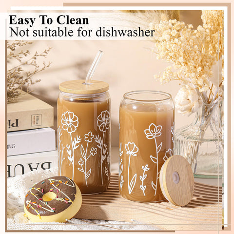 Mumufy straw brush helps clean glass and straw easily.