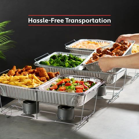 Munfix serving dish for buffets and catering setups, heat-safe during events.
