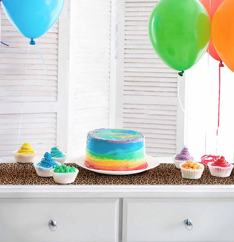 Munilail disposable runner simplifies cleanup after celebrations.