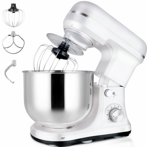 MURENKING 5qt stainless steel bowl for smooth, large-batch mixing.