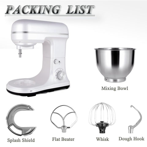 MURENKING plastic pouring shield helps reduce splatter during ingredient addition.