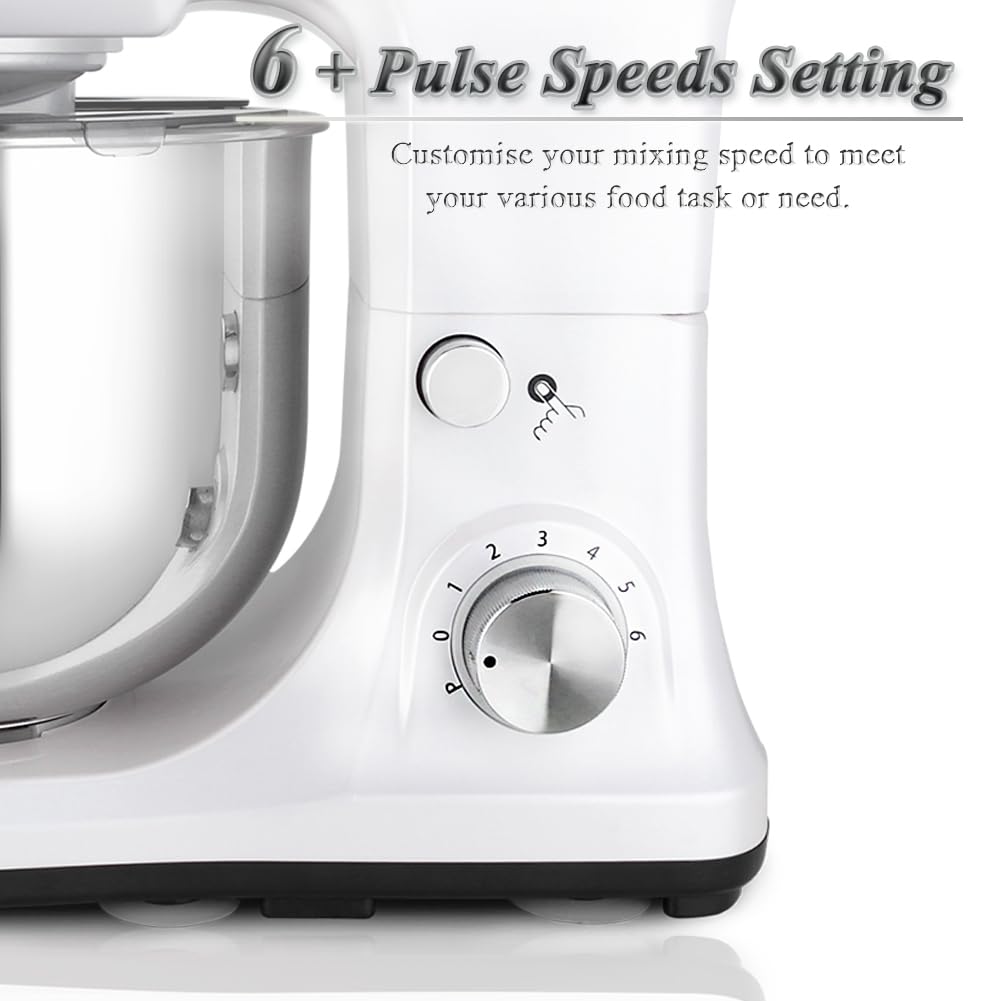 MURENKING six speeds with pulse for precise mixing and whipping.
