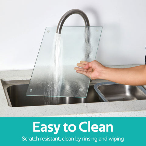 Murrey Home heat-resistant board withstands hot pots and pans on the counter.