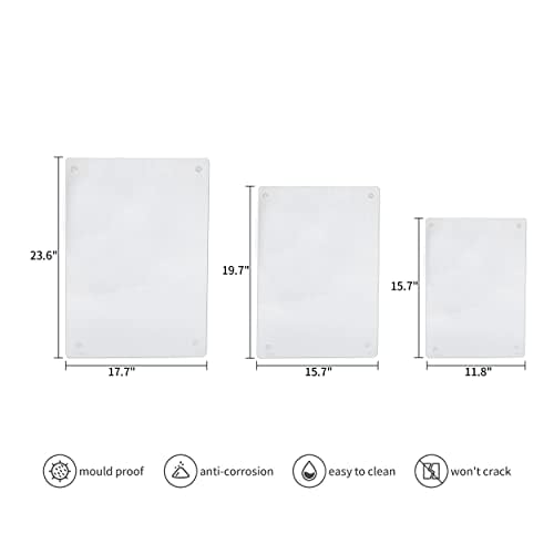 Murrey Home tempered glass surface emphasizes durability for daily kitchen tasks.