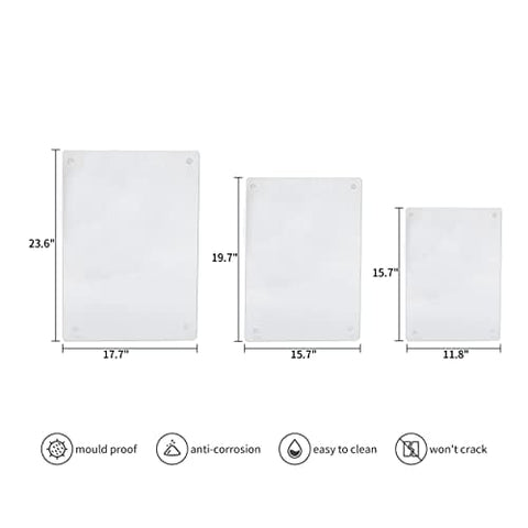 Murrey Home tempered glass surface emphasizes durability for daily kitchen tasks.