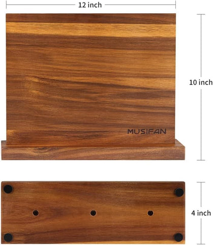 Musifan knife display stand on counter for easy reach while cooking