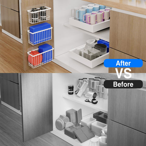 Mustorn storage cup lids organization saves space and clutter.